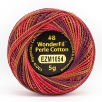 Wonderfil Eleganza 8wt Solid Perle Cotton Ball- MULLED WINE