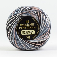 Wonderfil Eleganza 8wt Variegated Perle Cotton Ball-COMEDY