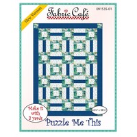 Fabric Cafe - 3 Yard Quilt Pattern - PUZZLE ME THIS
