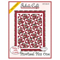 Fabric Cafe - 3 Yard Quilt Pattern - Pinwheel Plus one
