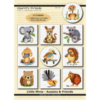 Little Minis-Aussies & Friends Cross Stitch Pattern