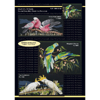 Birds on Black Cross Stitch Patterns