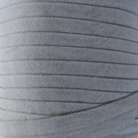 Fold Over Elastic 2 cm Matte - Shadow Gray