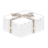 Kimberbell Basics  White on White Fat Quarter Bundle 10pc
