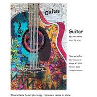 Laura Heine Guitar Collage Pattern
