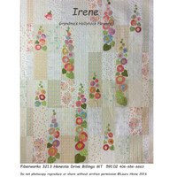 Laura Heine Irene Grandmothers Hollyhock Flowers Pattern