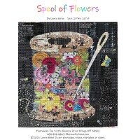 Laura Heine Spool Of Flowers Collage Pattern