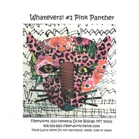 Laura Heine WHATEVERS! 1 Pink Panther Collage Pattern
