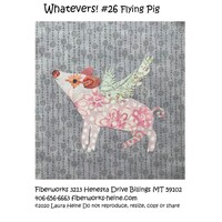 Laura Heine WHATEVERS! 26 Flying Pig Collage Pattern