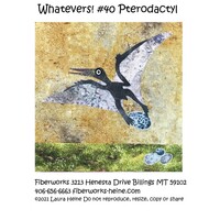 Laura Heine WHATEVERS! 40 Pterodactyl  Collage Pattern