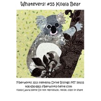 Whatevers! #55 Koala Bear Collage Pattern by Laura Heine