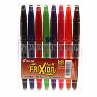 Frixion Pen Assortment 8 packFine Point - .07mm Heat Erase