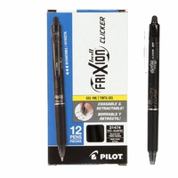 Frixion Clicker Pen Black Fine Point 0.7mm - Single Pen
