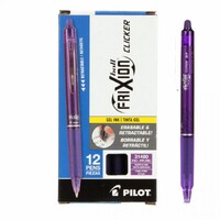 Frixion Clicker Pen Purple Fine Point 0.7mm