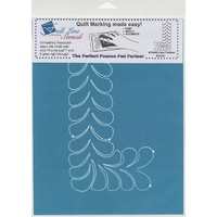 Full Line Stencil Easy Feather Border
