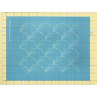 Full Line Stencil Sashiko Stitch Grass