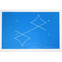 Full Line Stencil LOOPY DIAMOND