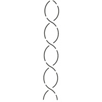Quilt Stencil Simple Cable