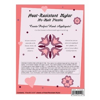 Heat Resistant Mylar Template Sheet 5pk