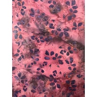 Batik - Pink Leaf Bed