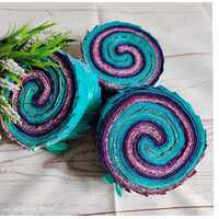 Batik Jelly Roll -  Blue Bayou