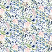Indigo Petals - Allover Floral