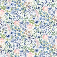 Indigo Petals - Allover Floral