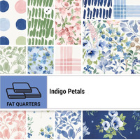 Indigo Petals - FQ Bundle 16pc