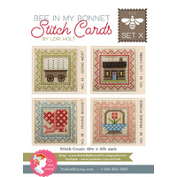 Lori Holt- Bee In My Bonnet Stitch Cards Set x