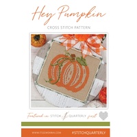 Hey Pumpkin Cross Stitch Pattern - It's Sew Emma
