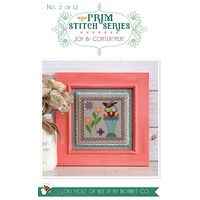 Lori Holt Prim Stitch Series #2 -Joy & Contentment Cross Stitch Pattern