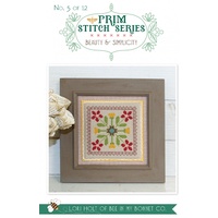 Lori Holt Prim Stitch Series #5 - Beauty & Simplicity Cross Stitch Pattern