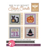 Lori Holt- Bee in My Bonnet Cross Stitch Cards Set F