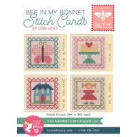 Lori Holt- Bee in My Bonnet Cross Stitch Cards Set I