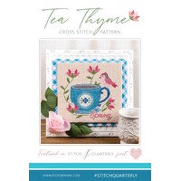 Tea Thyme Cross Stitch Pattern