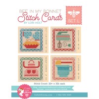 Lori Holt- Bee in My Bonnet Cross Stitch Cards Set L
