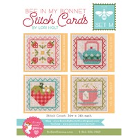Lori Holt- Bee in My Bonnet Cross Stitch Cards Set M