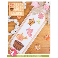 Stackables Cross Stitch Pattern - MARCH