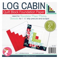 Foundation Paper Pad - Log Cabin 6in Block