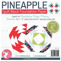 Foundation Paper Pad - Pineapple 6in Block