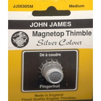 Magnet Top Thimble Silver Size Medium
