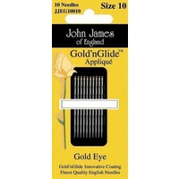 Gold n Glide Applique Hand Needles Size 10