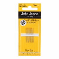 Gold n Glide Applique Hand Needles Size 11