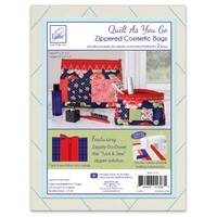 QAYG Zippity-Do-Done Cosmetic Bags -Red Zip