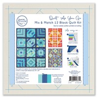 Mix and Match 12 Block Quilt Kit - QAYG