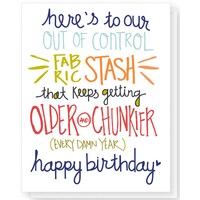 Heres To Happy Birthday Note Card 