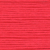 Cosmo  Embroidery Floss 25 Flame Scarlet -  206