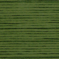 Cosmo  Embroidery Floss 25 Dark Yellow Green -  925