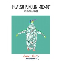 Picasso Penguin Laser Cut Applique Piece Design