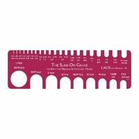 The Slide-On Gauge for Crocheters & Knitters - Lacis